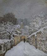 Alfred Sisley Snow at Louveciennes (san21) oil painting